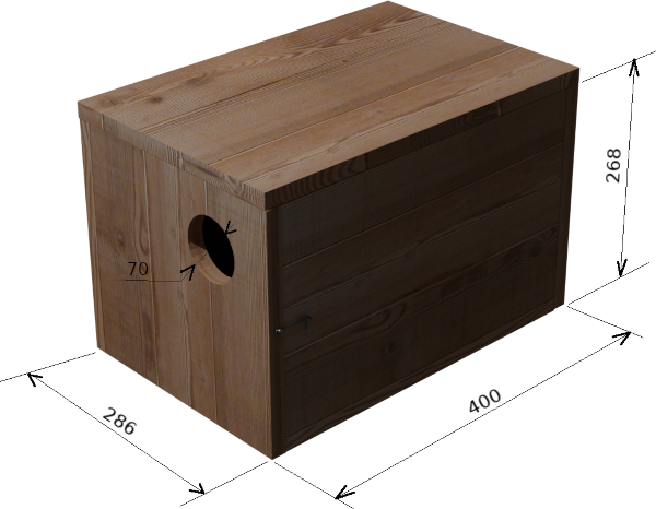 nichoir pour huppe fasci�e